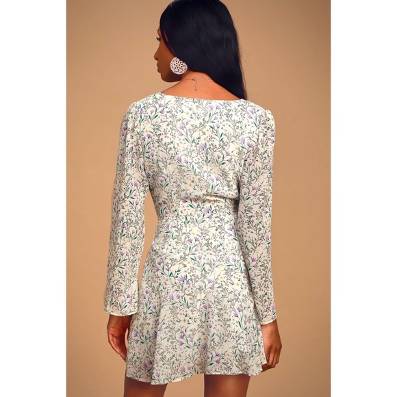 Lulus “Blooming Daydream” Cute Floral Skater Dress - Picture 5 of 10